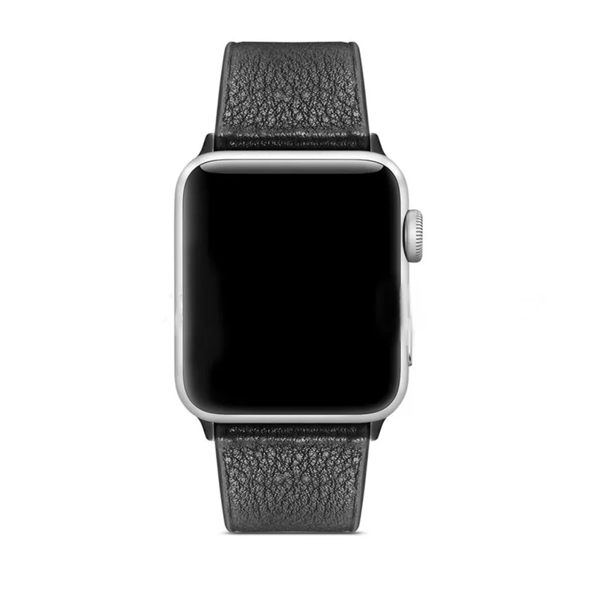 Кожаный ремешок для часов 38 мм 40 мм 42 мм 44 мм iWatch Apple Watch Series 1 2 3 4 Бабочка Пряжка ремешок AW876