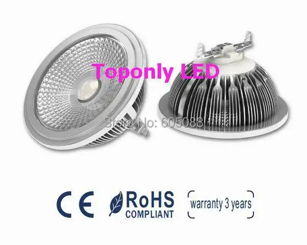 12w Epistar spot ar111 cob font b led b font lamp ac110 220v g53 font b
