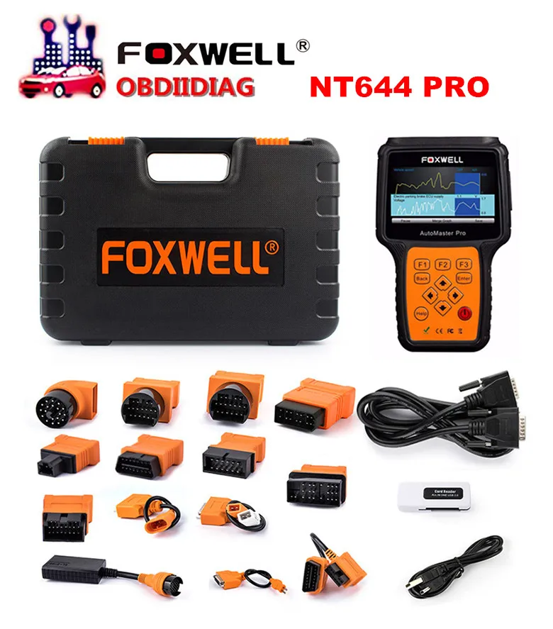 FOXWELL NT644 PRO полная система профессиональный автомобильный OBD OBD2 Диагностический