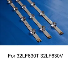 Nova marca tira de luz de fundo led para lg 32lf630v 32lf630t reparação tv led backlight tiras barras a b tipo 6 lâmpadas qualidade original