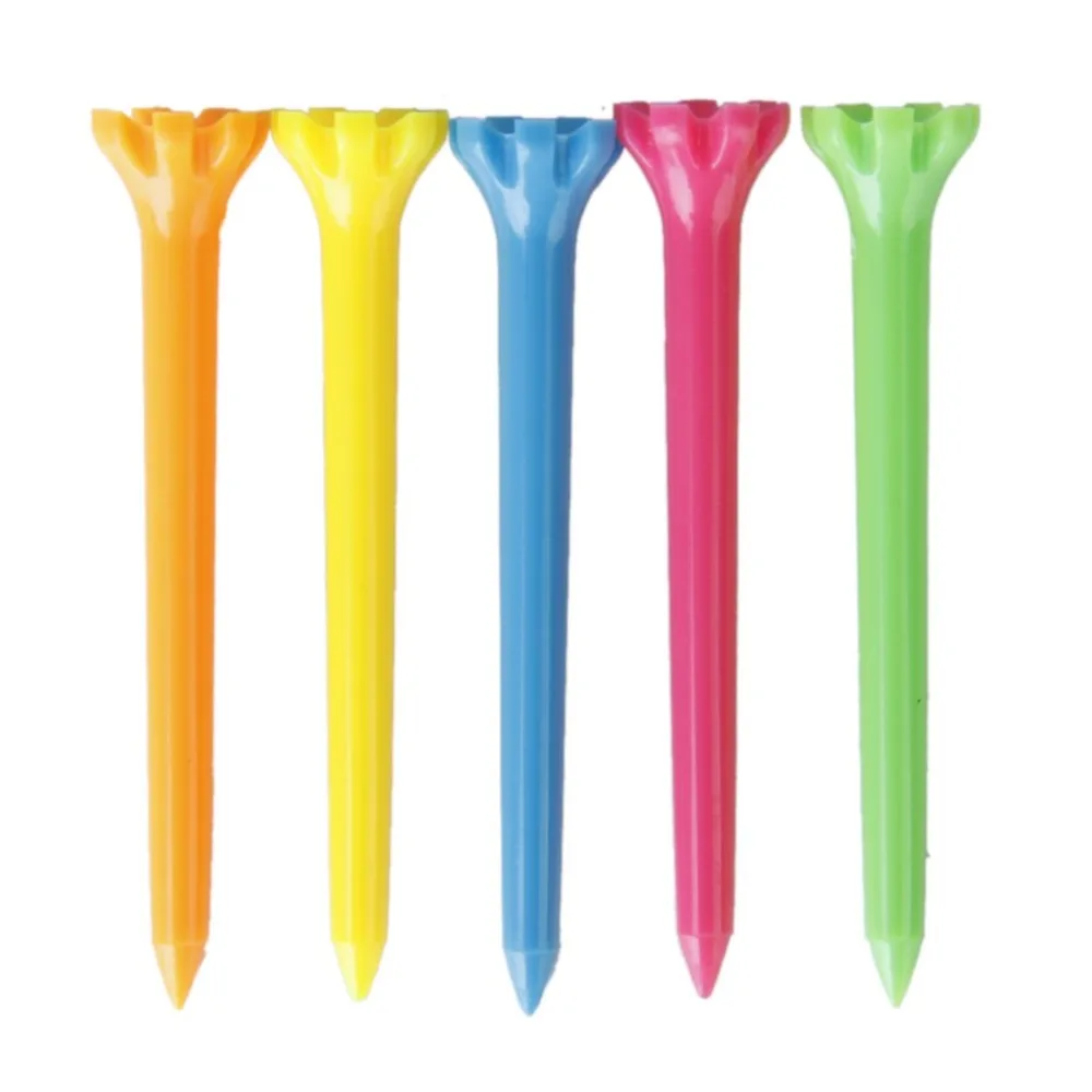 

Plastic 2 3/4 Inch 7cm 7 Prong Zero Friction Golf Tees Assorted Colors