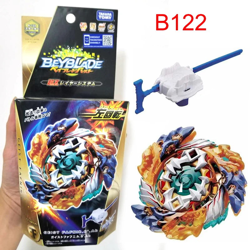 Beyblade Takara спина ворвались B117 B120 B122 B127 с Launcher и оригинальной коробке metal Пластик игрушки для детей F2 4D fusion