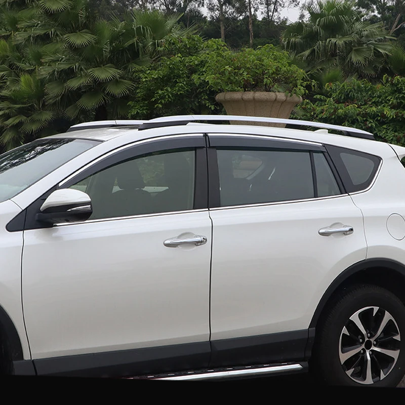 Для Toyota RAV4 2013 2014 2015 2016 2017 Пластиковый оконный козырек Дождь Защита от солнца