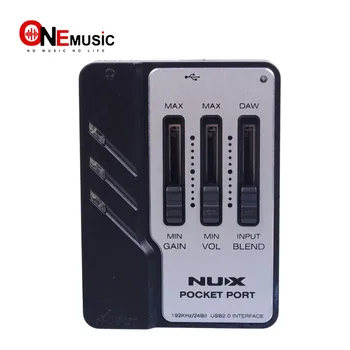 

NUX Pocket Port Portable Guitar USB Audio Interface designed for guitar recording!