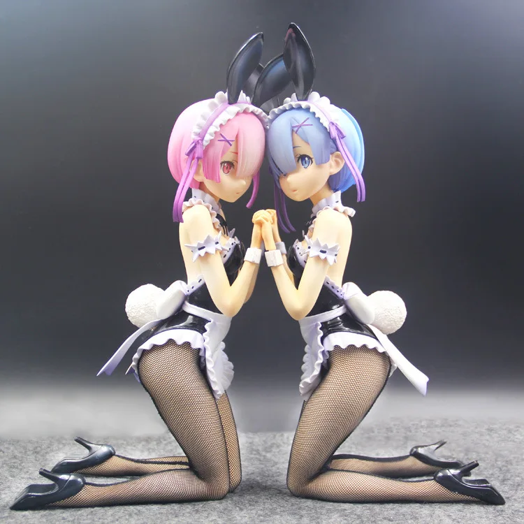 Aliexpress.com : Buy Re:Life In A Different World From Zero Rem Ram Action Figure Anime Bunny