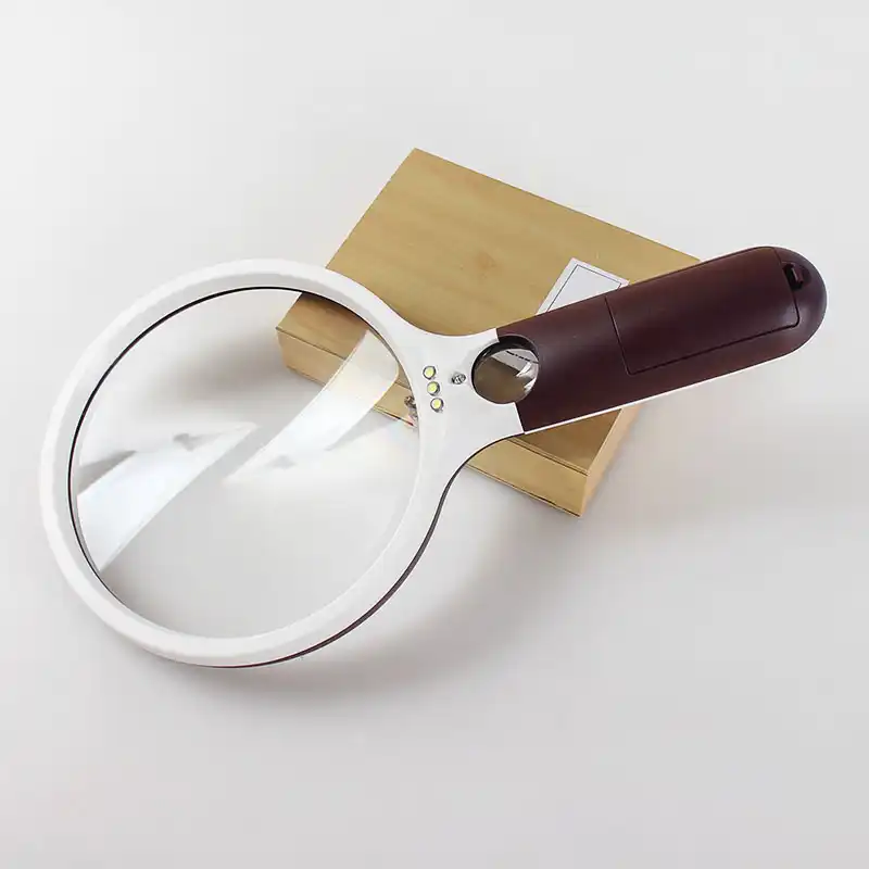 book reading magnifier with light