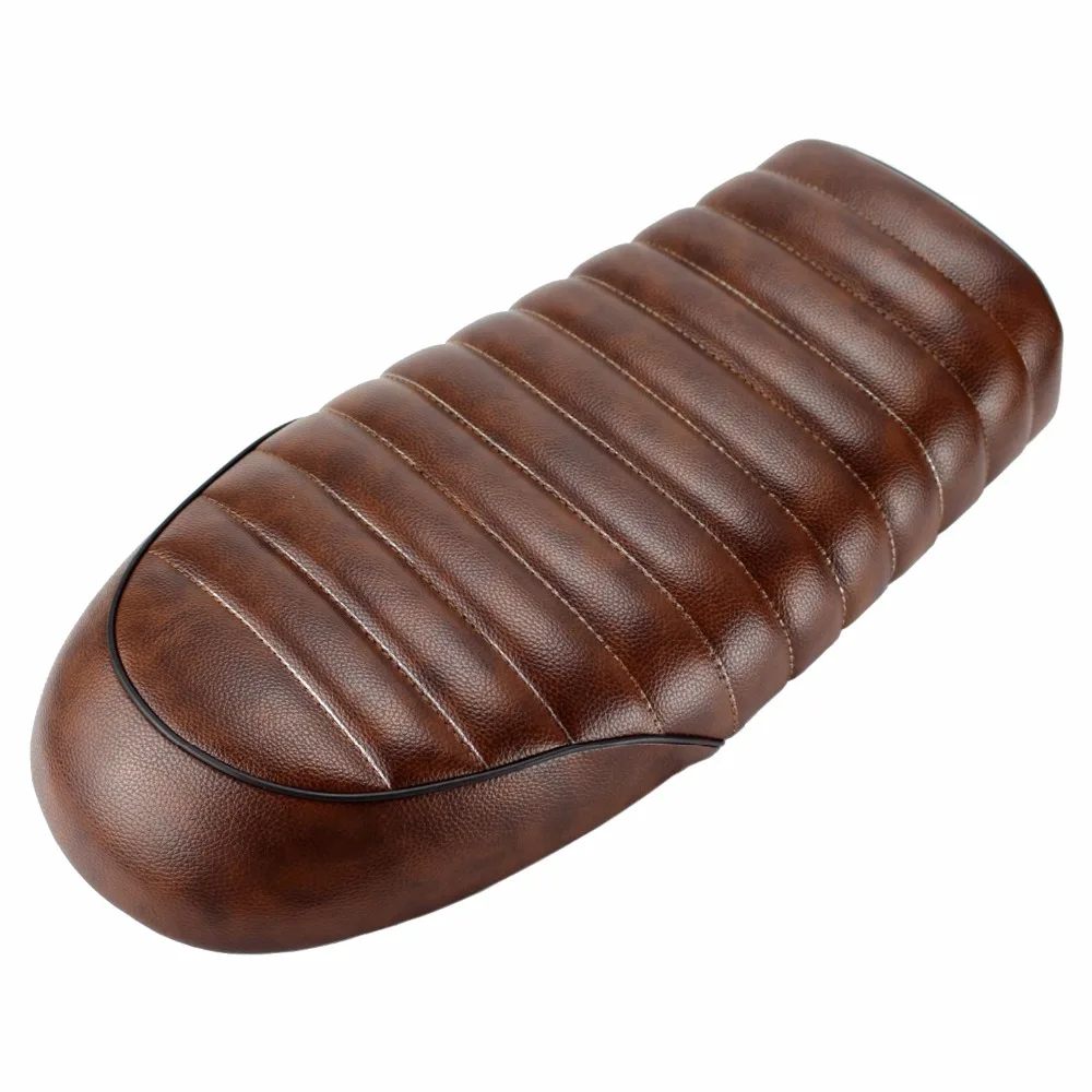 

Motorcycle Black & Brown Vintage Cafe Racer Seat Retro Saddle For Honda CB CL Retro Cafe Racer