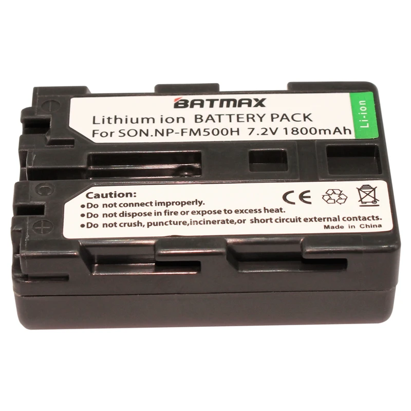 Batmax 2 шт. NP-FM500H NPFM500H NP FM500H Камера Батарея + ЖК-дисплей Dual USB Зарядное устройство для sony A57 A65 A77 A99 a350 A550 A580 A900 Камера s