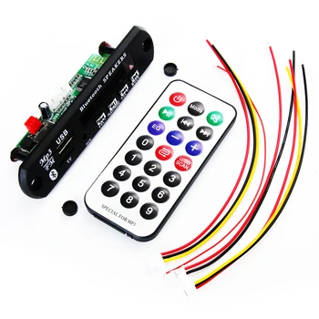 

New Arrival Wireless Bluetooth 12V MP3 WMA Decoder Board Audio Module TF USB Radio for Car
