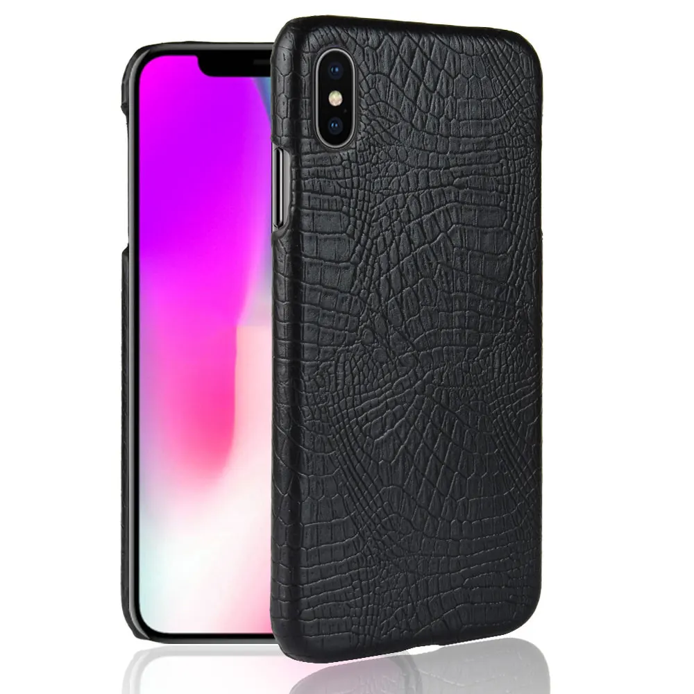 Для iphone 5 5S 5c SE 6 6S 7 8 plus роскошный чехол из искусственной кожи крокодила для X Xs MAX XR