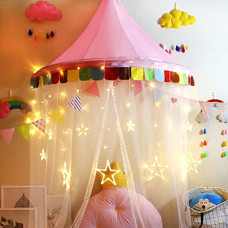 pink playhouse tent
