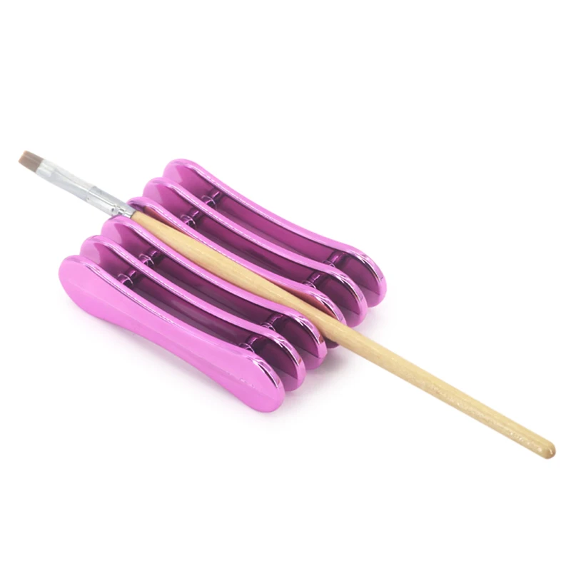 

1pcs 5 Grids Nails Penholder Nails Pen Carrier Manicure Tools Stand Holder QRD88