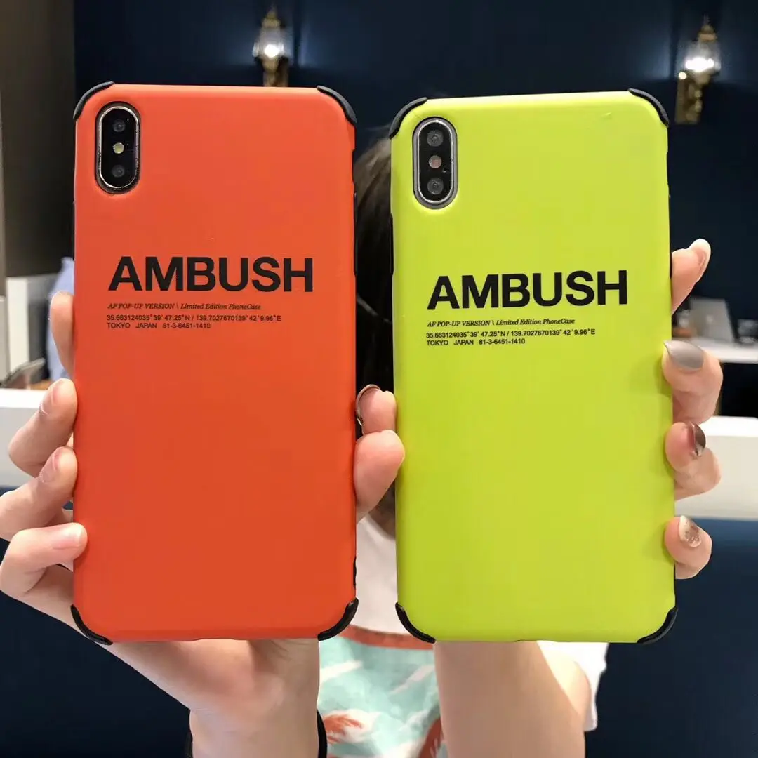 

Tide AM Brand Fashion Soft Case For iPhone 6 6S 7 Plus 8 Plus Case Matte IMD Silicone Back Case For iPhone XS Max XR X