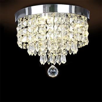 

LED Ceiling Light For Living Room Surface Mounted Crystal Abajur Ceiling Lights Crystal Lamp Ceiling AC110V 220V 240V XUYIMING