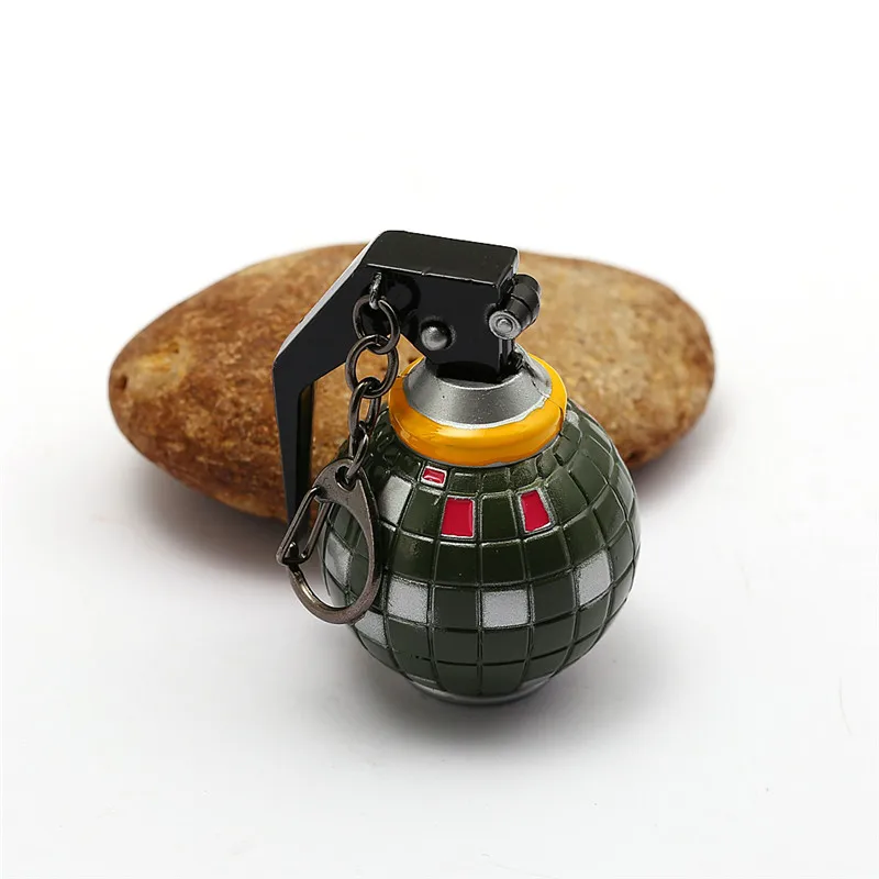 Nueva batalla Royale llavero modelo grande BOOGIE bomba colgante joyería Metal llavero anillo para los hombres bolso del coche llaveros Souvenir