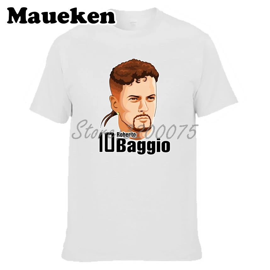 Мужская футболка с героями мультфильма Robo Baggio 10 Italy Apennine Legend Melancholy prince fans