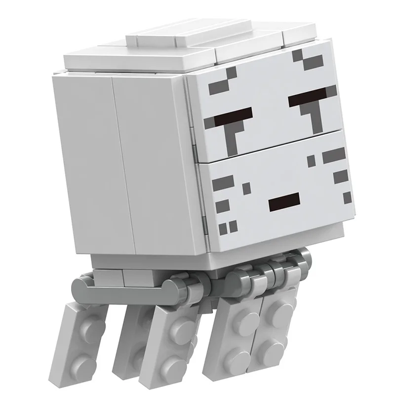 8pcs/set Mini Animal Series Compatible Legoinglys Minecrafted Animal Horses Ghast Spider Donkey Polar Bear Building Blocks Toys 8pcs/set Mini Animal Series Compatible Legoinglys Minecrafted Animal Horses Ghast Spider Donkey Polar Bear Building Blocks Toys