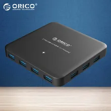 ORICO ABS 7 Port Super Speed USB 3 0 HUB BC1 2 Smart Charging HUB with