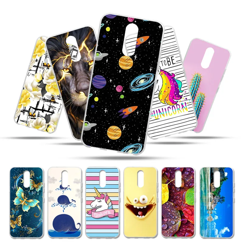 

Bolomboy Painted Case For LG K40 Case Silicone Soft TPU Cases For LG K12 Plus Cover Wildflowers Cute Animal Bags
