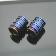 

cylindrical pure titanium pendants,titanium alloy knife pendant drop,rope buckle,locket,hanging pendants, travel supplies,