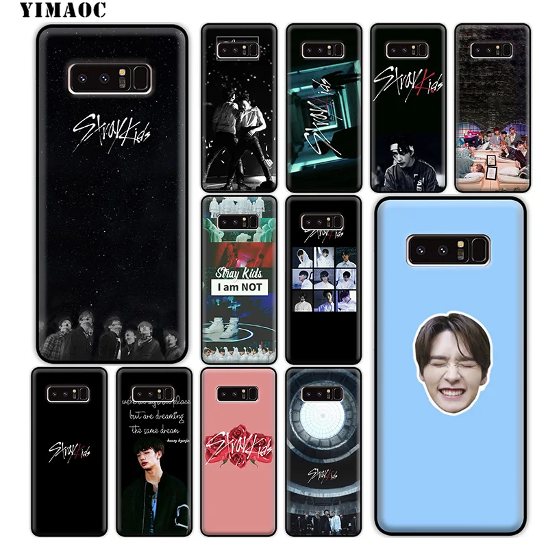 YIMAOC бродячий детский K Pop Мягкий силиконовый чехол для samsung Galaxy Note 10 Plus 9 8 A9 A8 A6 2018 A5