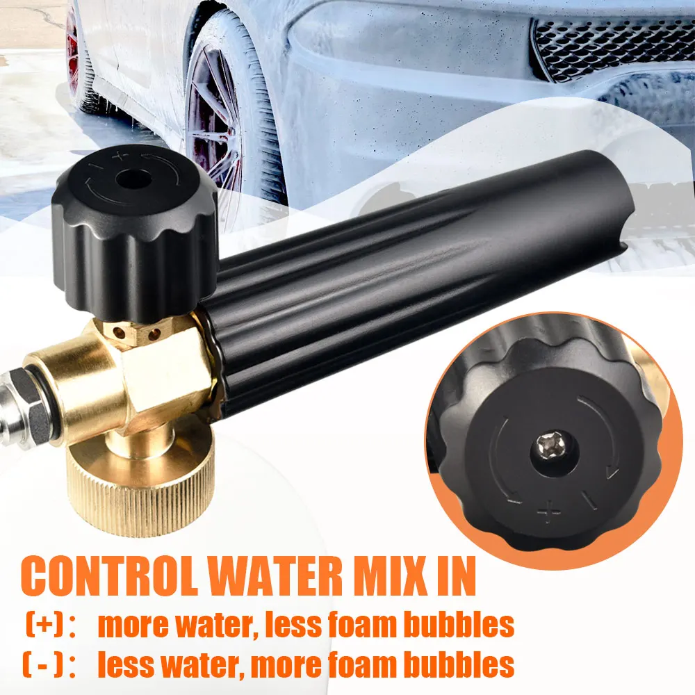 Skup Pistolet do piany wysokociśnieniowy do Karcher K2 K7 Series Snow lanca pianowa profesjonalny pistolet myjący z pianki Generator myjnia samochodowa 1 4 \