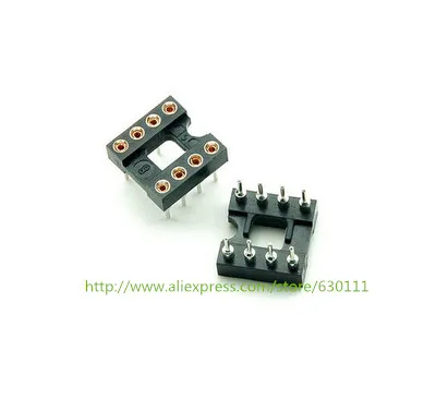 

Free shipping 8P foot hole op amp socket DIP8 IC socket round pin DIP IC socket 8-pin