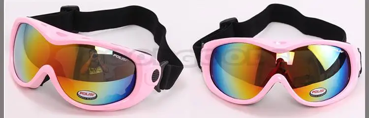 POLISI Дети Сноуборд Лыжный Снег очки UV400 противотуманные линзы лыжные очки зимние скейт Снегоход очки, 8 цветов