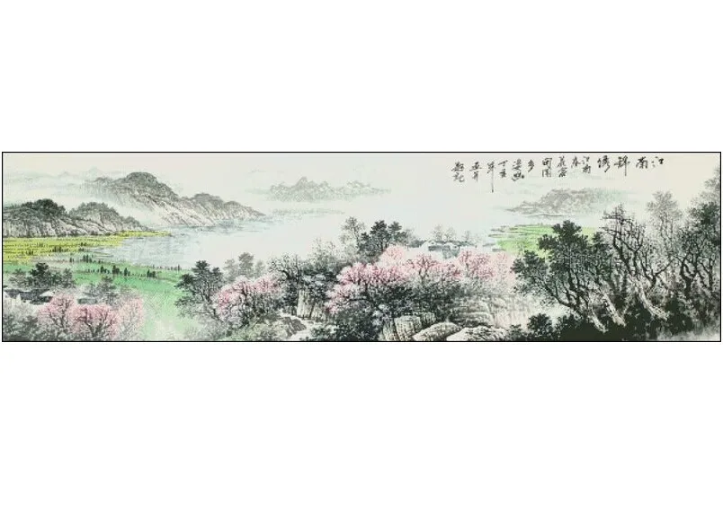 

Embroidery Package Best Quality Cross Stitch Kits Unopen New Luxurious Beautiful Scenery Free shipping