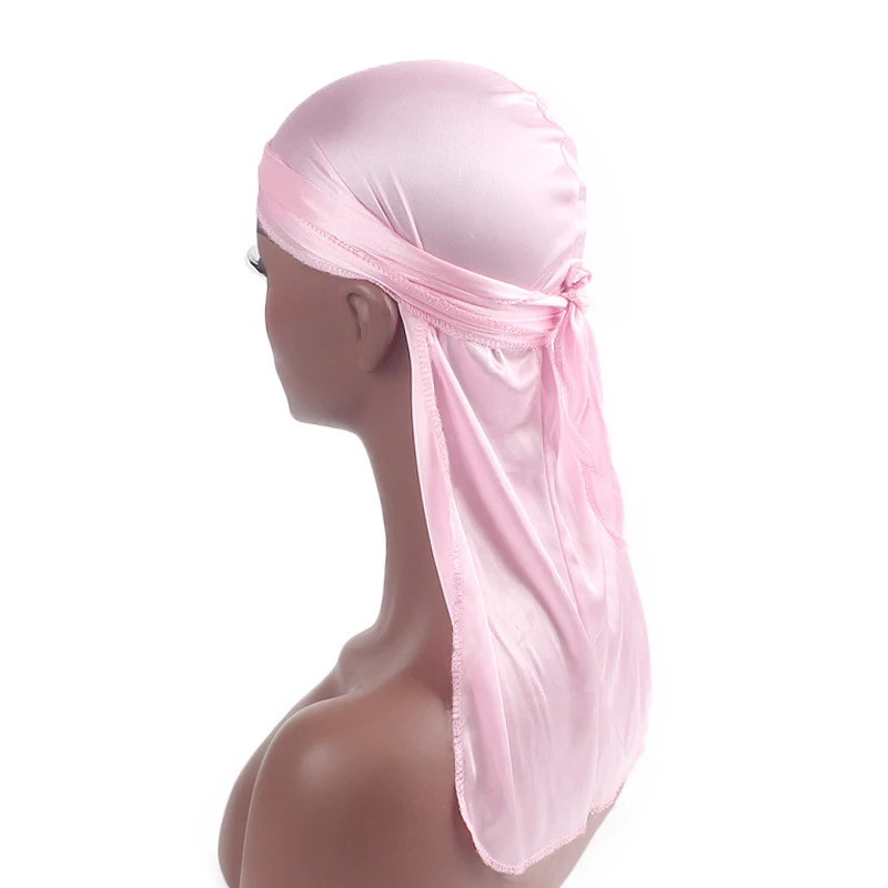 Модные волосы Binnet атласные Durags Бандана тюрбан Парики мужские шелковистые Durag Головные уборы повязка пиратская шляпа аксессуары для волос