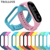 Bracelet de montre souple, en Silicone, pour Xiaomi Mi Band 3 4, Bracelet de rechange, tendance ► Photo 1/6