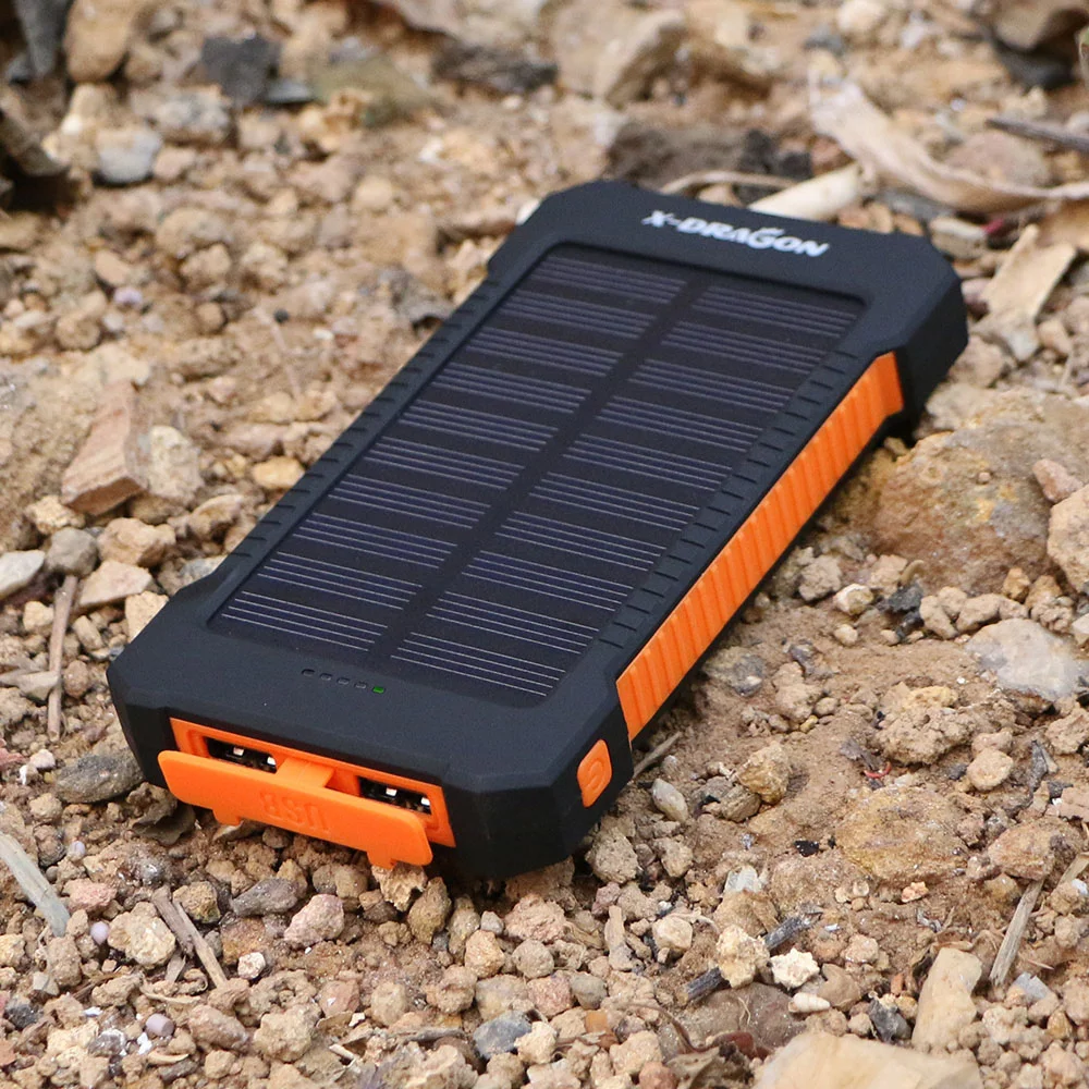 

Solar Power Bank 30000 Dual USB Output Solar Charger for iPhone 6 6s 7 8 iPhone X Xr Xs max Samsung s10 Galaxy Note 8 9 10 etc.