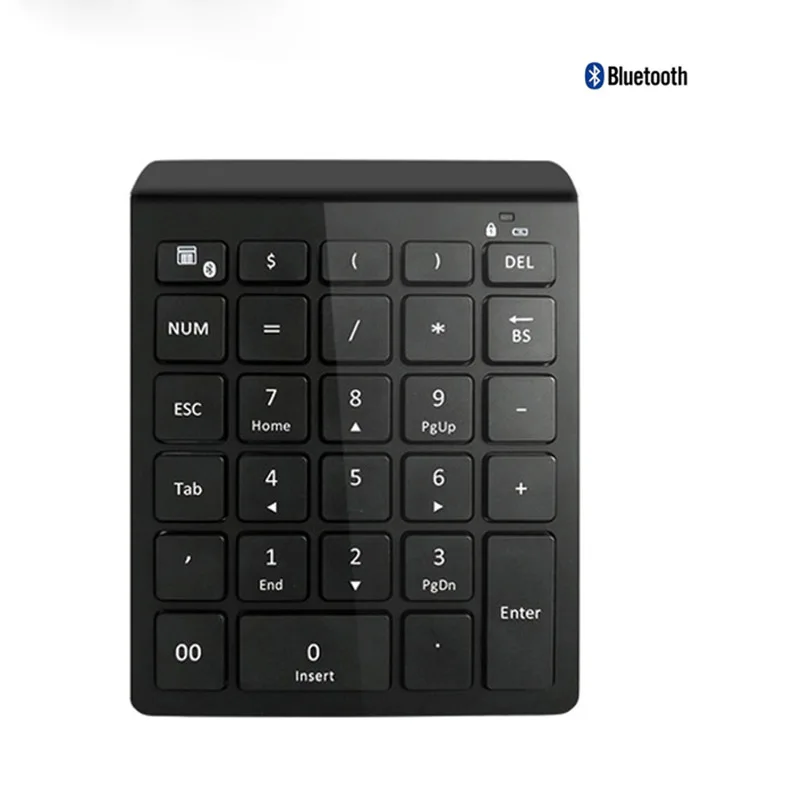 

Mini Numeric Keyboard Bluetooth Digital Keypad For Laptop Tablet Mobile Phone Universal Wireless Numpad Keypad For Bank Dropship