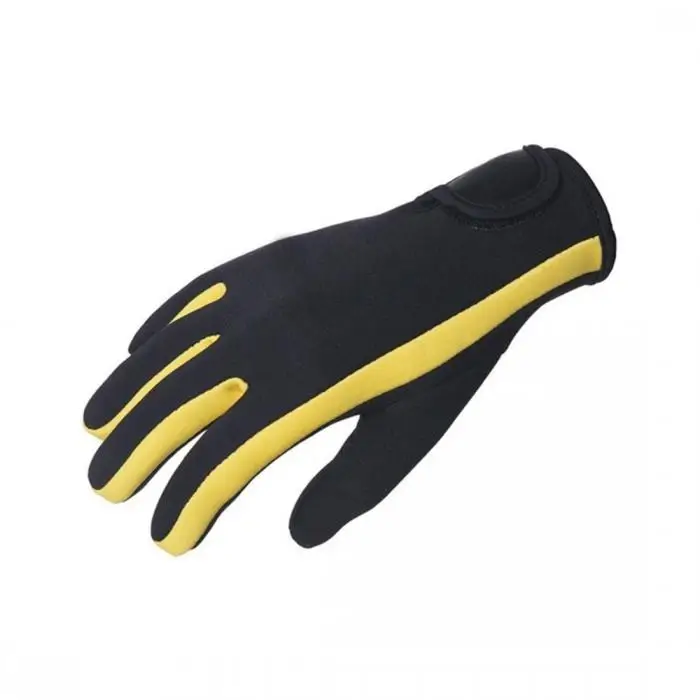 Новинка 1 пара 1,5 мм Неопреновые нескользящие перчатки для дайвинга нескользящие перчатки для подводного плавания Каякинг пять пальцев