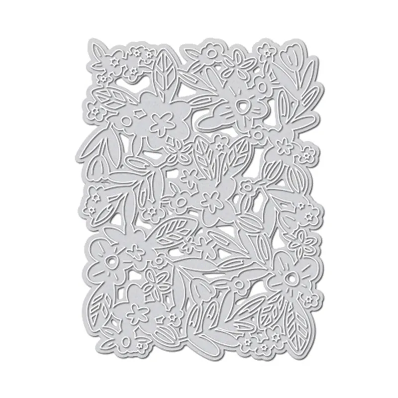 

New Arrival Flower Background Metal Cutting Dies New 2019 Dies Scrapbooking Cuts for Card Making Embossing Stencil Metal Dies