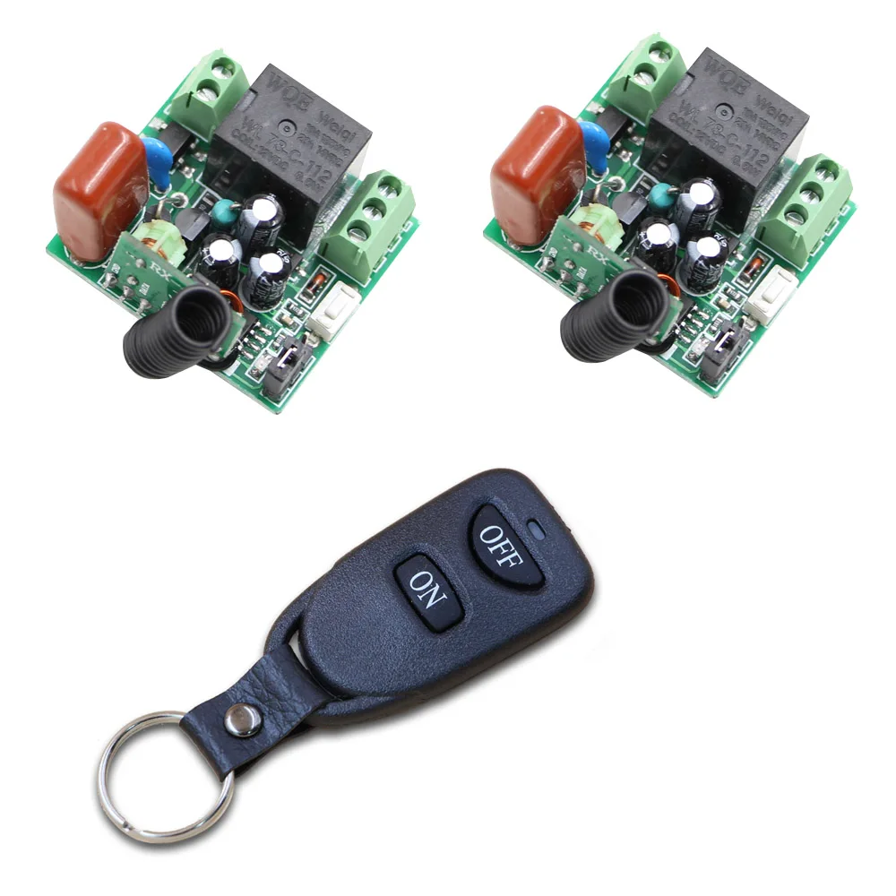 

AC 220V 1CH Wireless Remote Control Switch System Remote Power Control Switch For Lamp Lighting Receiver Transmitter 315/433Mhz
