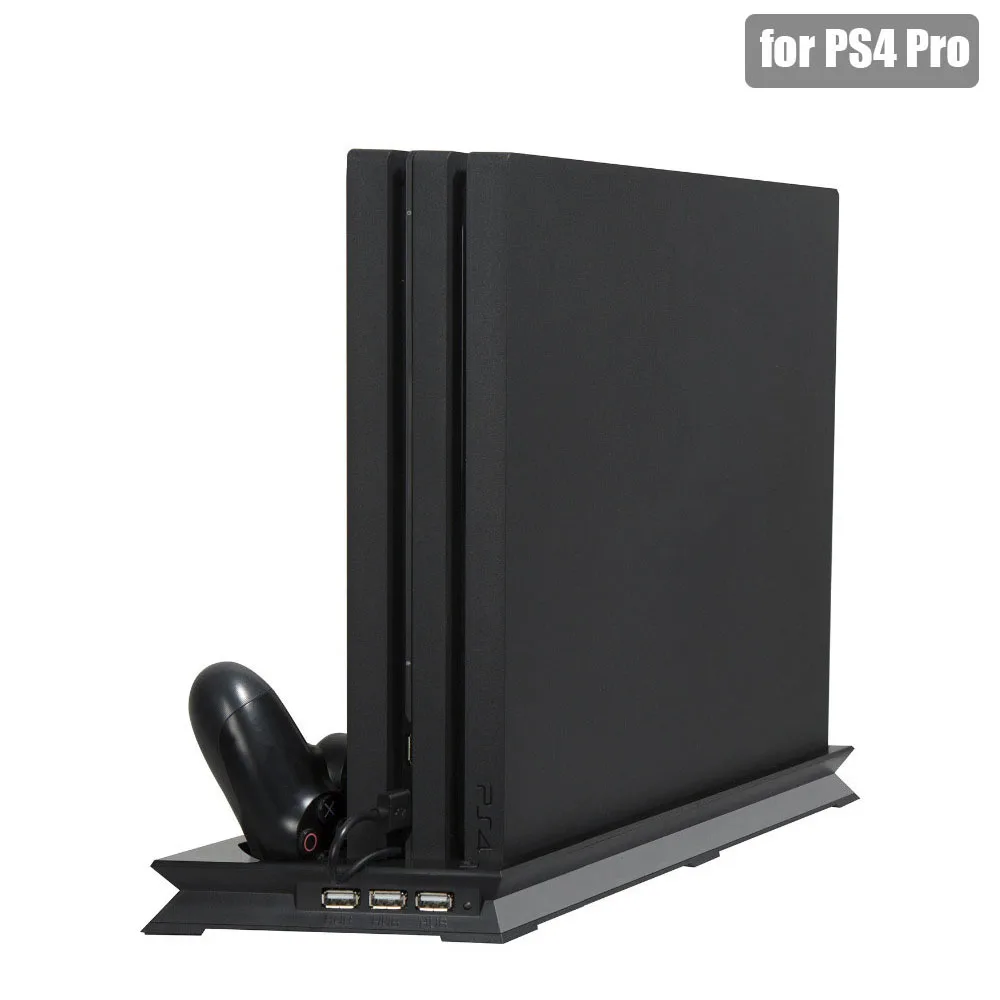 PS4 PRO PS 4 Pro Heat Sink Cooling Fan Vertical Charger Stand Dual