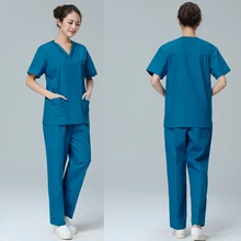 Мужская и Мужская одежда для чистки с длинными рукавами, одежда медсестер, аптека, костюмы, изолированная одежда для доктора