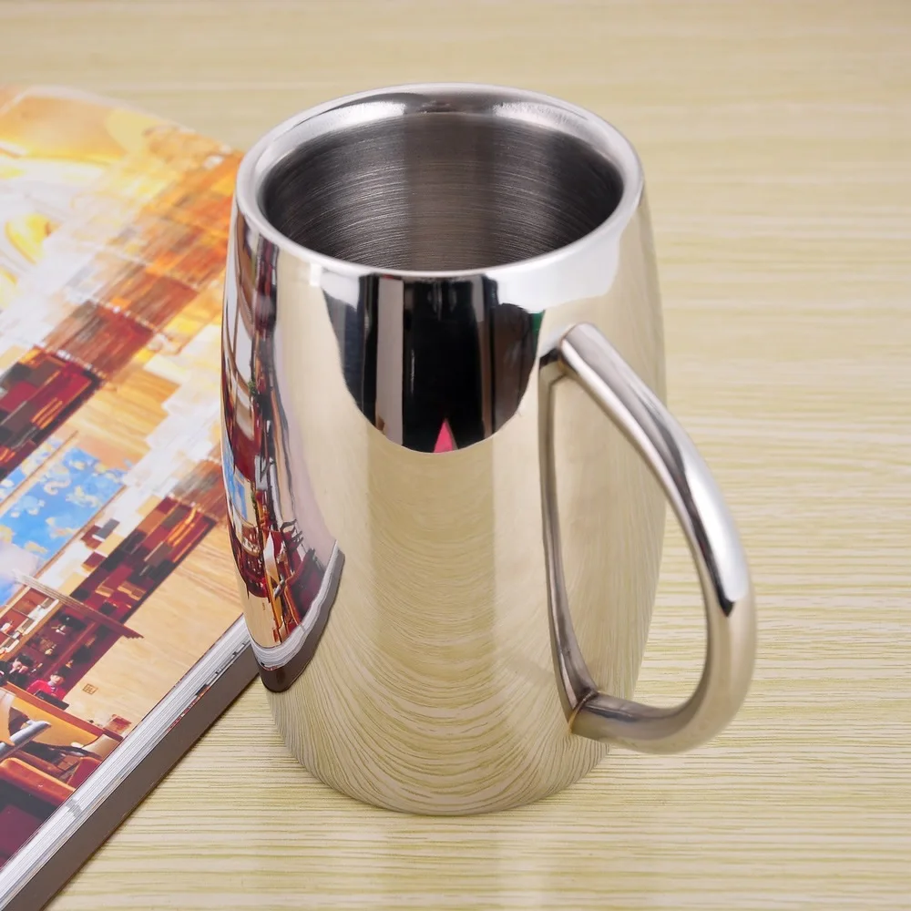 Небесная Рыба высшего качества нержавеющая сталь 18/8 Tankard Stein С Двойными Стенками