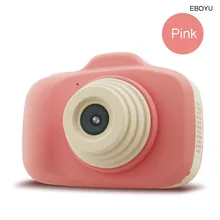 EBOYU 903 Детская цифровая камера подарок для девочек мальчиков 2,3 дюйма HD экран 12MP видеокамера для детей Противоударная детская селфи игрушка