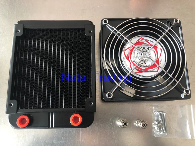diesel common rail pump flow meter and radiator common rail test bench part