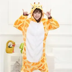 Фланель Кигуруми кошка Пара пижамы единорог кигуруми стежка onesie пижамы onesie енот летучая мышь кугуруми