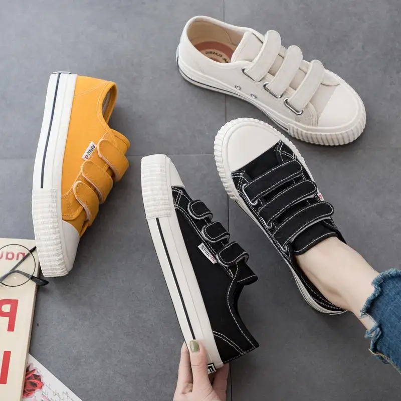 

Woman Shoes 2019 Summer New Fashion Women Shoes Casual Flats Canvas Simple Women Casual White Shoes Sneakers