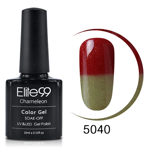 Elite99 Гель-лак для ногтей, меняющий температуру, 100 цветов, Термальный, меняющий цвет,, УФ/светодиодный лак, 10 мл - Цвет: TC5040
