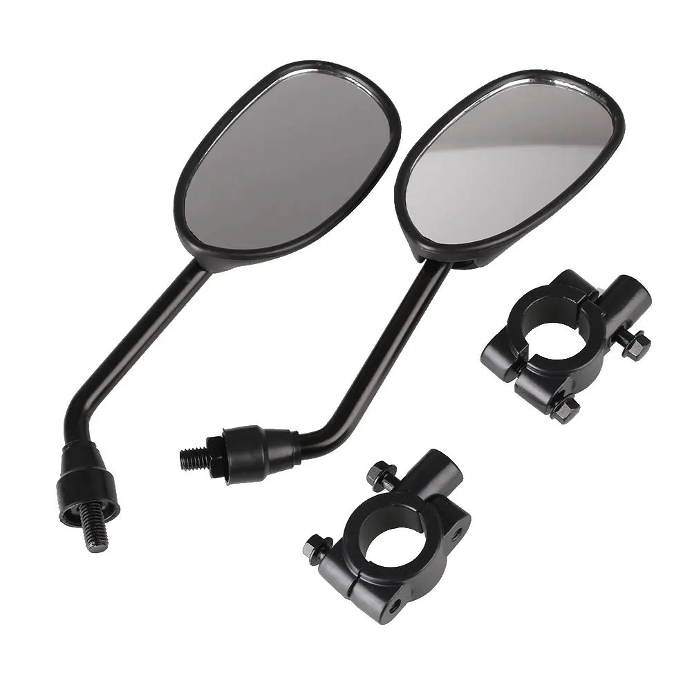1 Set Universal Rear Mirrors Moto Motorbike Scooters Side Rearview