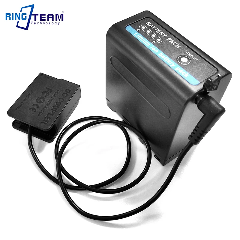 Аккумулятор NPF NP F980D 8800 мАч + DMW BLC12 DCC8 соединитель постоянного тока для камер Panasonic