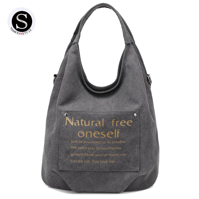 Buy Senkey Style Canvas Bag Women Letter Bags Handbags
