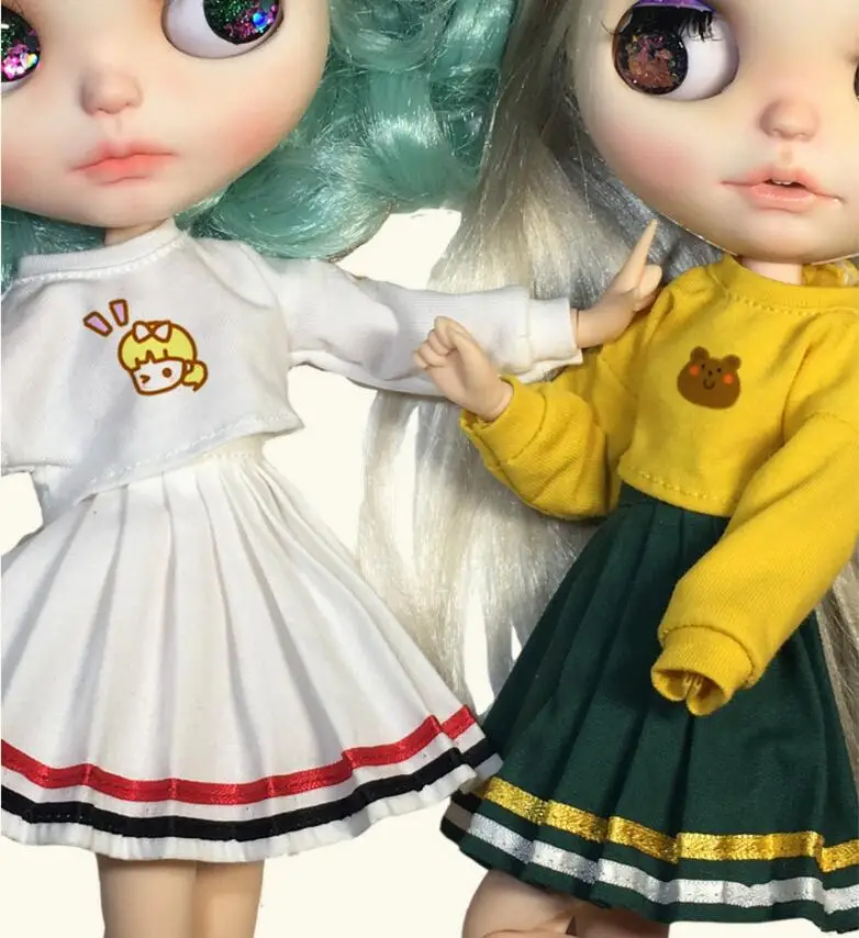 Одежда для куклы Blyth B265 подарок 1/6 аксессуары кукол свитер ручной работы с