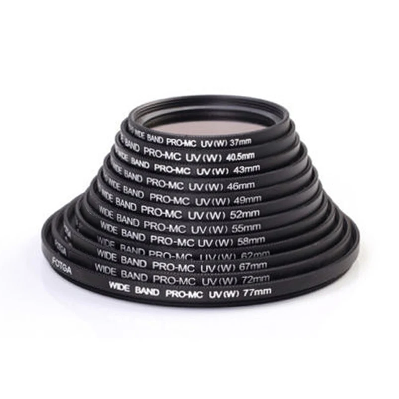 Переходное кольцо для объективов FOTGA 37 40,5 43 46 49 52 55 58 62 67 72 77 82 86 95 мм PRO1-D ультра-тонкий MC-UV фильтр объектива с защитой от ультрафиолета для DSLR Камера