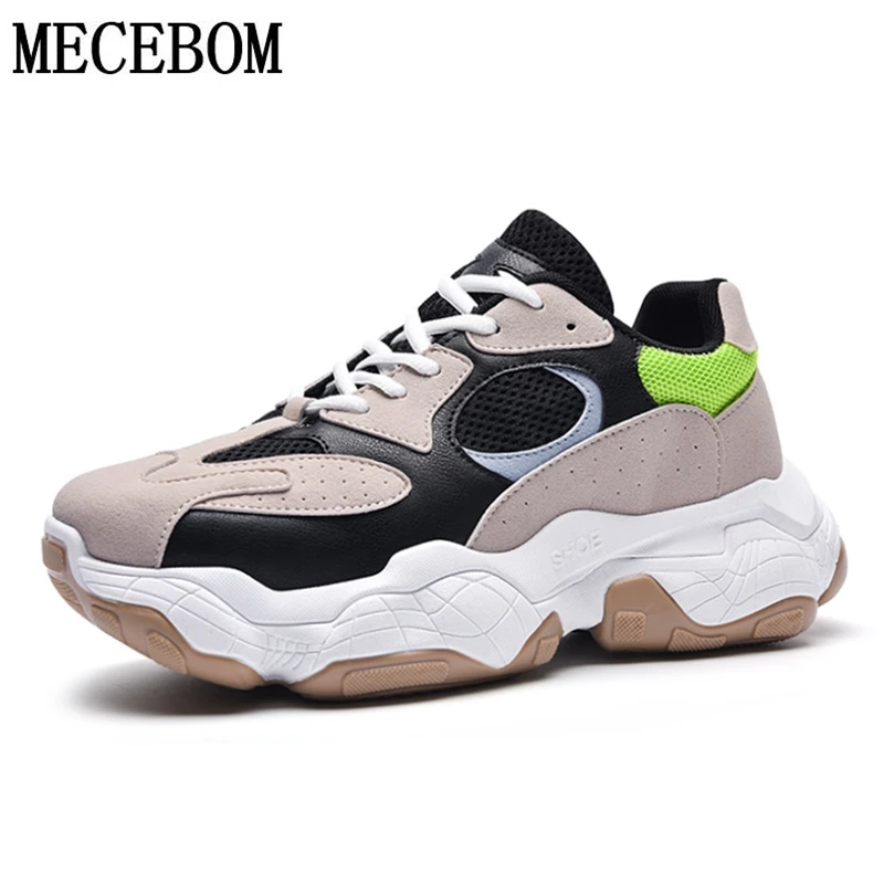 

Men Chunky Sneakers Fashion Thick Sole Breathable Mesh Men Casual Dad Shoes High Street Student Footwear zapatillas hombre 904m